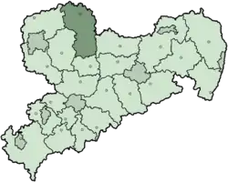 Location of Torgau-Oschatz