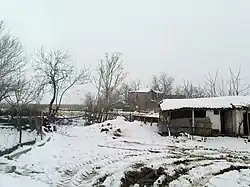 Sazlıca in the snow
