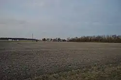 Farm fields on Schenck Road, southwest of Sidney