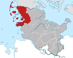Location of Nordfriesland