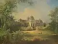 A painting from 1869 representing the palace