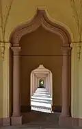 Decorative arches of the summer gallery