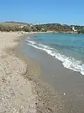 The beach of Livadi