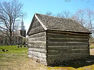 Mortonson–Van Leer Log Cabin in New Sweden Park in Swedesboro, New Jersey