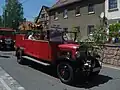 First generation Opel Blitz used as a fire truck