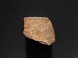 Engraved slate plaquette