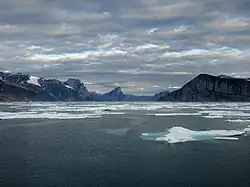 Scott Inlet near the mouth of Gibbs Fjord, Nunavut, Canada