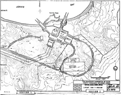 Proposed site layout for a 500 megawatt reactor at Scottish Rocks.