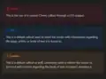 "Callout" boxes in the note-taking application Obsidian.[3]