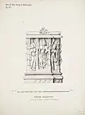 Drawing of sculptures