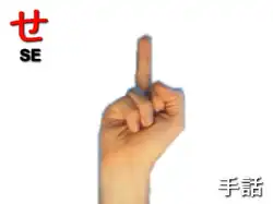 指文字: せ SE