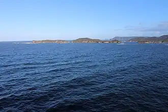 Photograph of the entrance to Tamatea / Dusky Sound