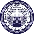 Official seal of Bartholomew County, Indiana