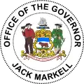 Seal of Jack Markell, Governor of Delaware (2009–2017)