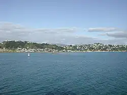 Seatoun from Wellington Harbour entrance