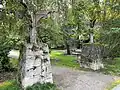 Stone pillars
