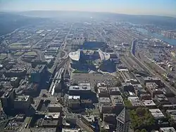 View of SoDo from the Columbia Center