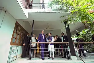 Balcony on the second floor, from where Mujib used to address the crowd