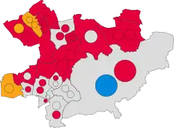 2007 results map