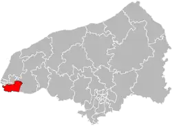 Situation of the canton of Le Havre-3 in the department of Seine-Maritime