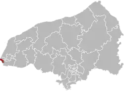 Situation of the canton of Le Havre-6 in the department of Seine-Maritime
