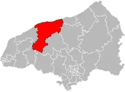 Location of Saint-Valery-en-Caux