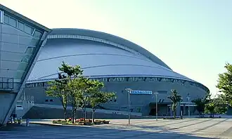 Outdoor view of Sekisui Heim Super Arena