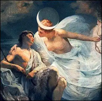 Selene and Endymion, by Albert Aublet.