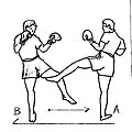 Low kick inside