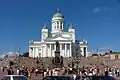 The Senate Square and Lutheran Cathedral in Helsinki