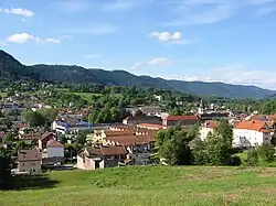 View of the center of Senones