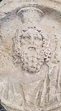 Serapis, Relief in Mainz, Germany
