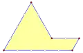 A serial-sided isogon order 5, internal angles 60° and 120°.[5]