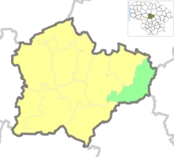 Location of Vilainiai Eldership
