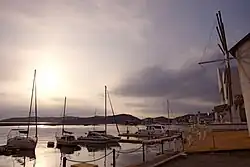 Ushimado Port and resort area