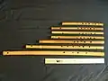 Bamboo flutes