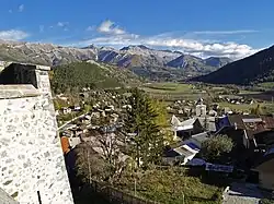 A general view of the village of Seyne