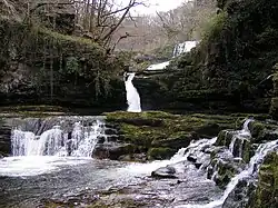 Sgwd Isaf Clun-gwyn, Afon Mellte