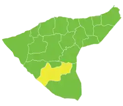 Al-Shaddadah Subdistrict in Syria