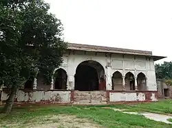 The Sheesh Mahal at Shalimar Bagh, Delhi.