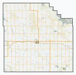 Rural Municipality of Shamrock No. 134 is located in Shamrock No. 134