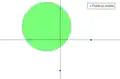 Each subset of adjacent points can be isolated with a disc (showing one of four).