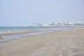 Image 20Qurum Beach - Crowne Plaza Muscat can be seen in the distance (on the cliff-top) (from Tourism in Oman)