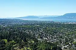 Aerial view of Shaughnessy in 2018