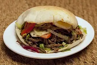 Shawarma, of Arab origin