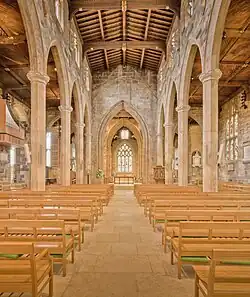 Sheffield Cathedral nave in 2019