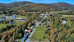 View of Sheffield, VT, from the southeast