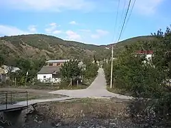View of one of Hromivka's streets.