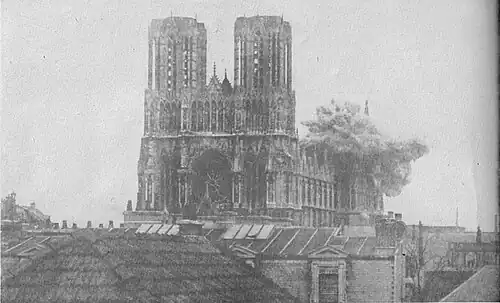 Bombardment of the cathedral (1914)