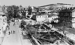 A picture of the center of Shijak, Albania in 1964.